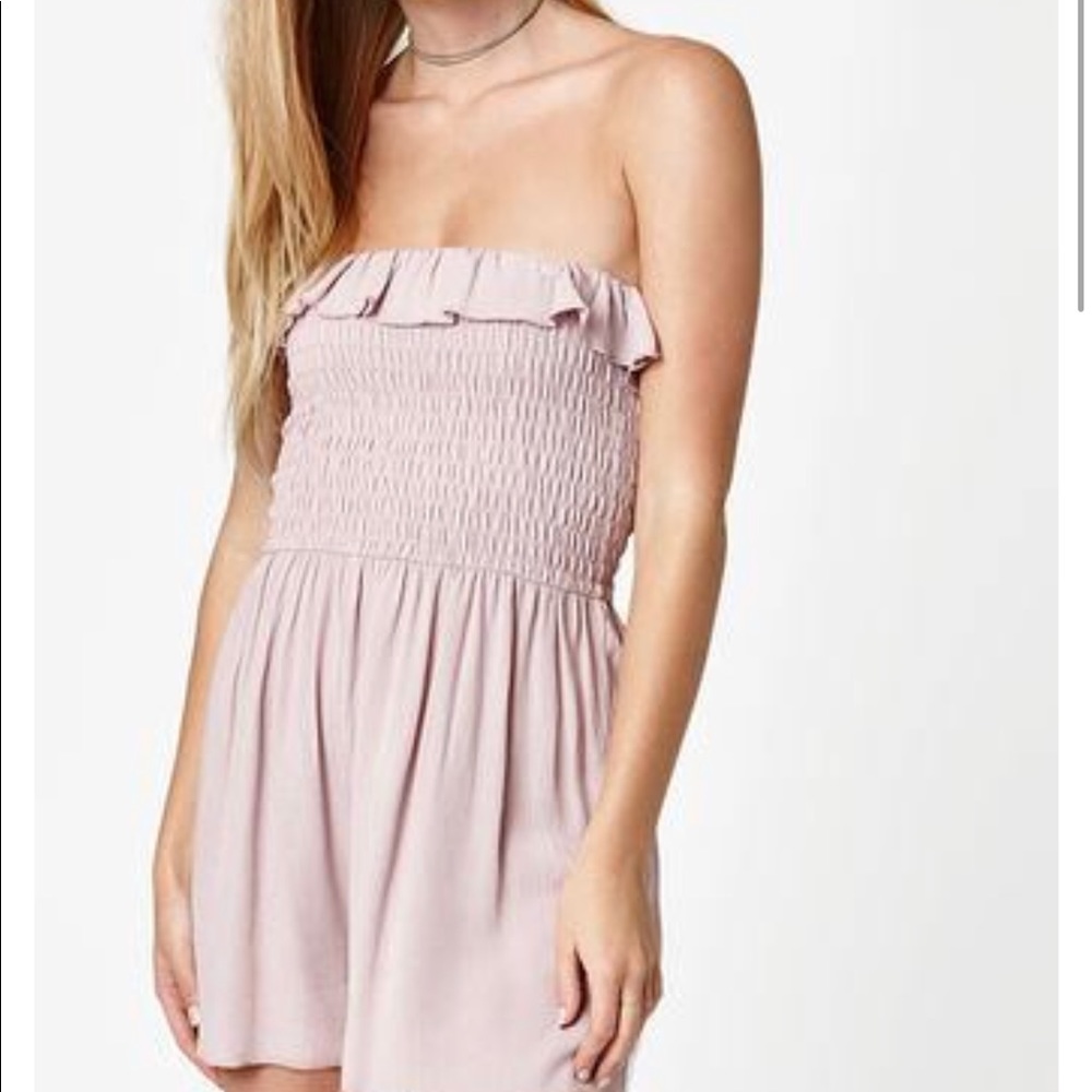LA hearts strapless romper M